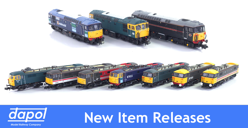 Dapol N Scale Class 33s and 87s In Stock Now
