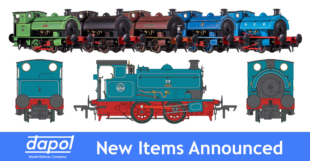 Dapol Announce New Range of Hawthorn Leslie Locomotives