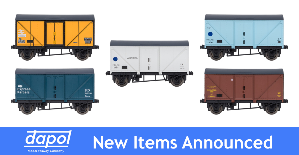 Dapol Announce New N Gauge Blue Spot Fish Vans