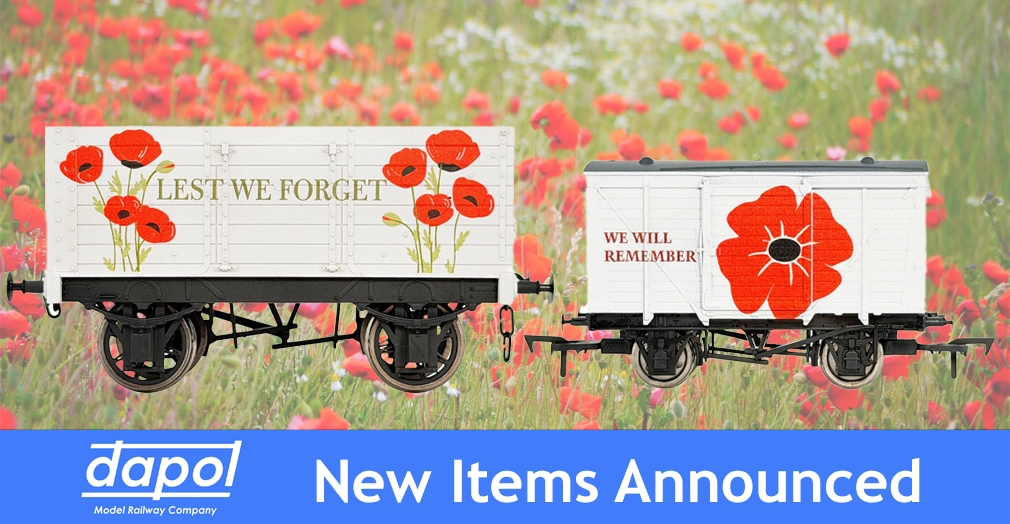 Dapol Announce 2026 Royal British Legion Fund Raising Wagons