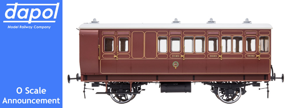 Dapol Announce New 4-Wheel Stroudley Coaches