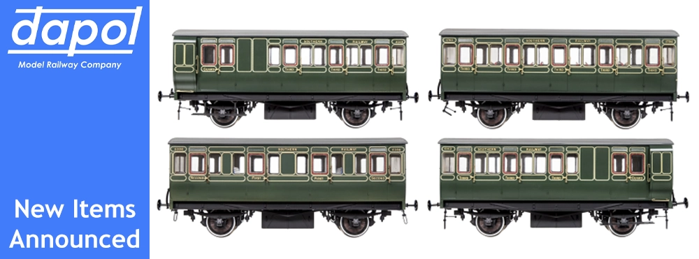 Dapol Announce: New Stroudley Coaches