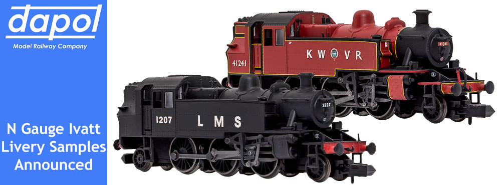 Dapol N Gauge Update: LMS Ivatt Decorated Samples