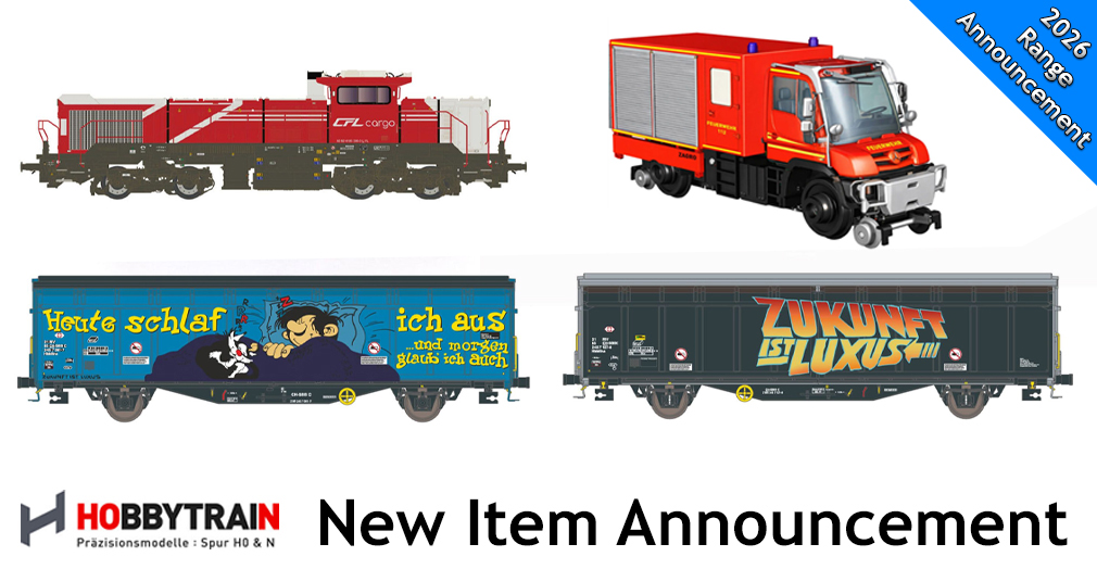 Hobbytrain 2026 Range Announced