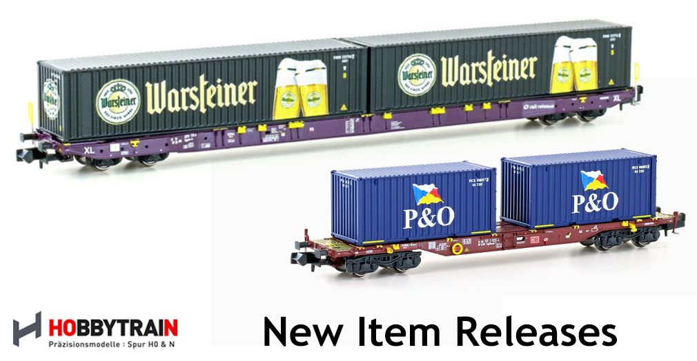 Coming Soon from Hobbytrain: Container Wagons
