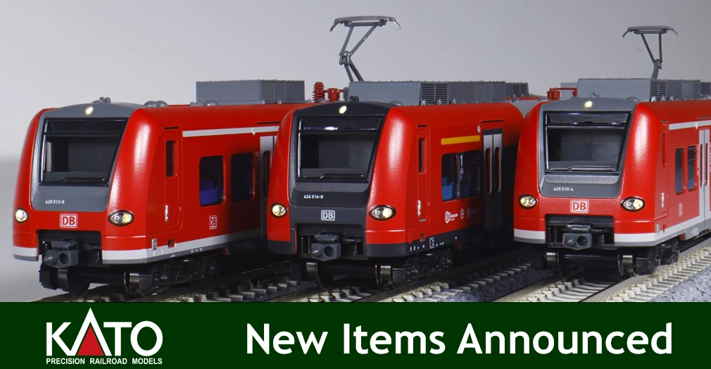 Kato Announcements : N500 Shinkansen & DB ET424/5/6