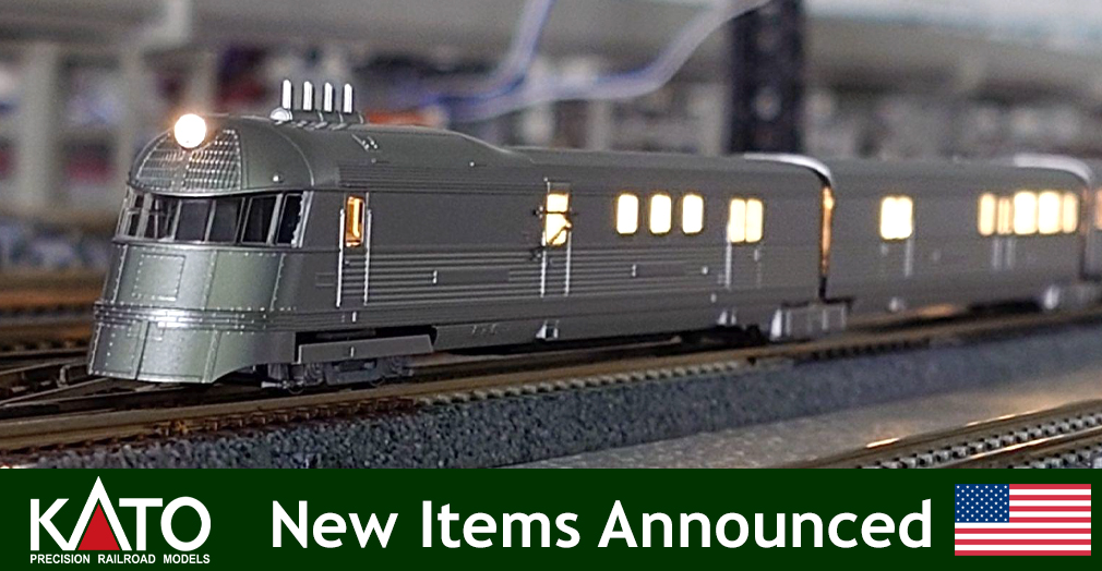 Kato USA Announcements: N Scale Pioneer Zephyr