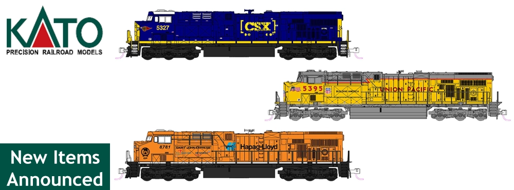 Kato USA Announce New ES44AC Locomotives