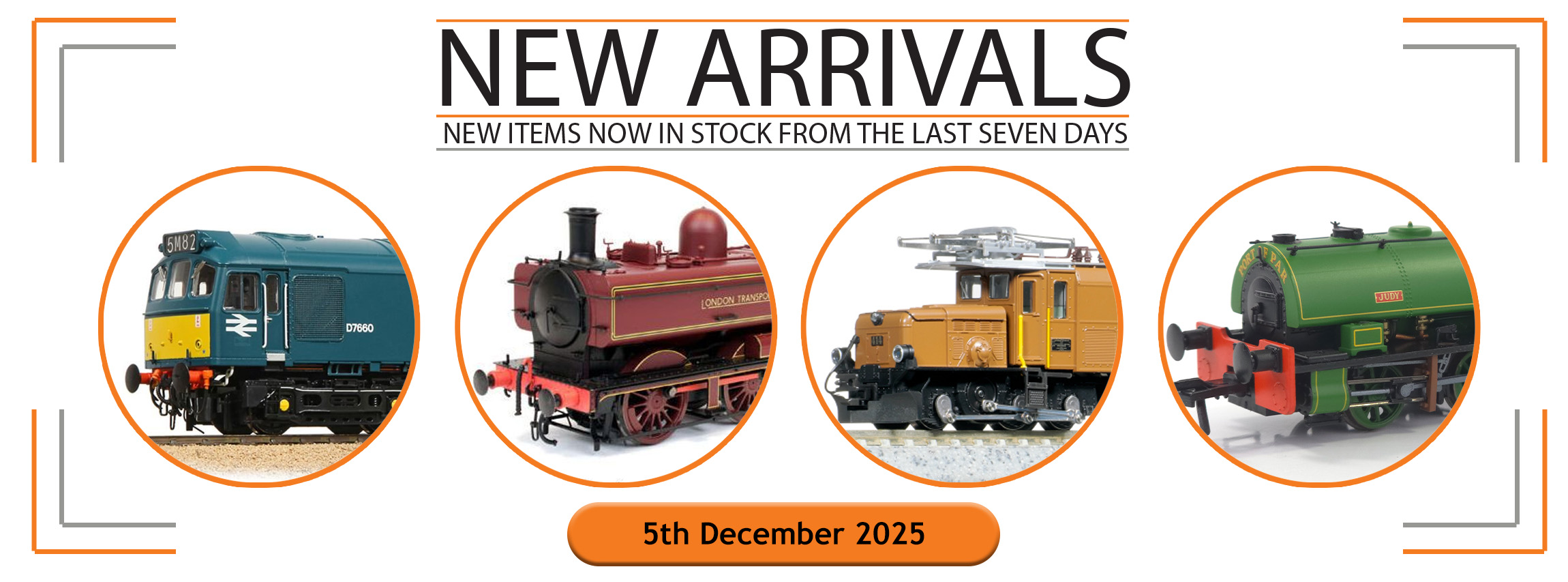 New Arrivals Into Stock This Week: 5th December 2025