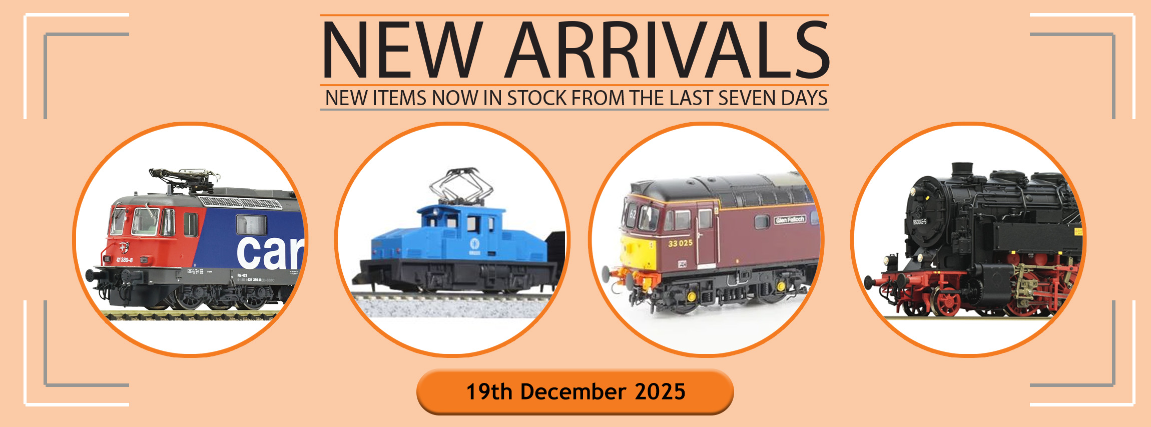 New Arrivals Into Stock This Week: 19th December 2025