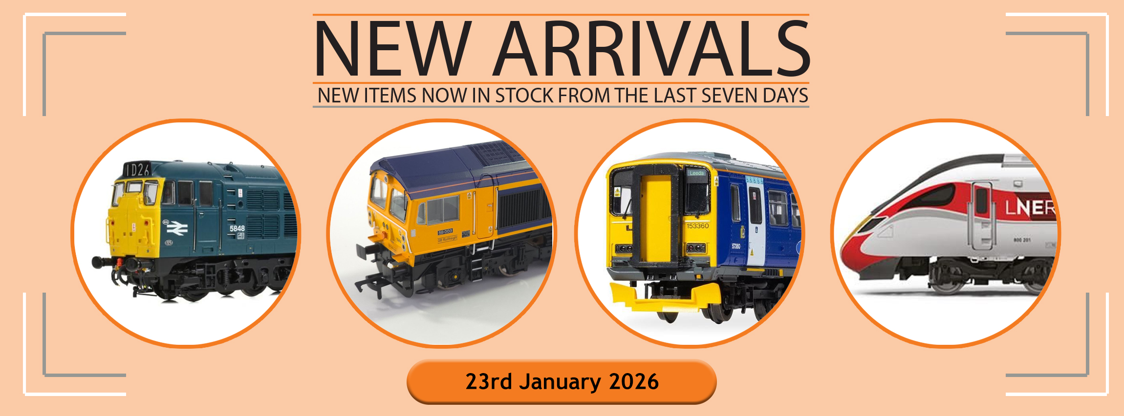 New Arrivals Into Stock This Week: 23rd January 2026