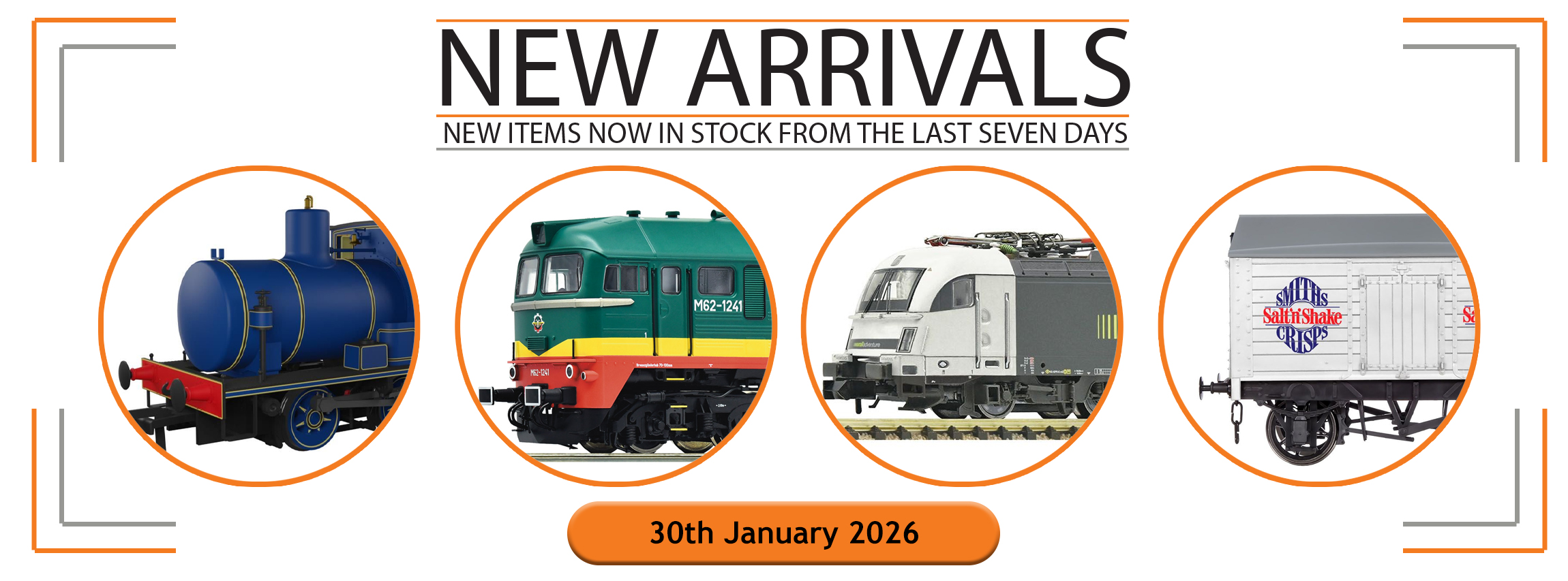 New Arrivals Into Stock This Week: 30th January 2026