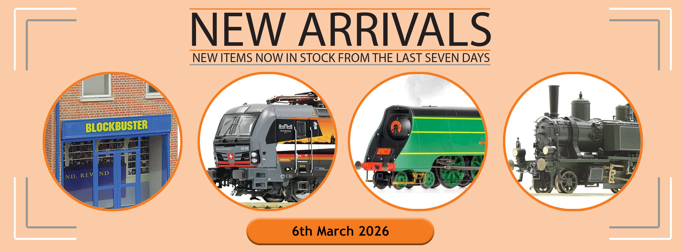 New Arrivals Into Stock This Week: 6th March 2026