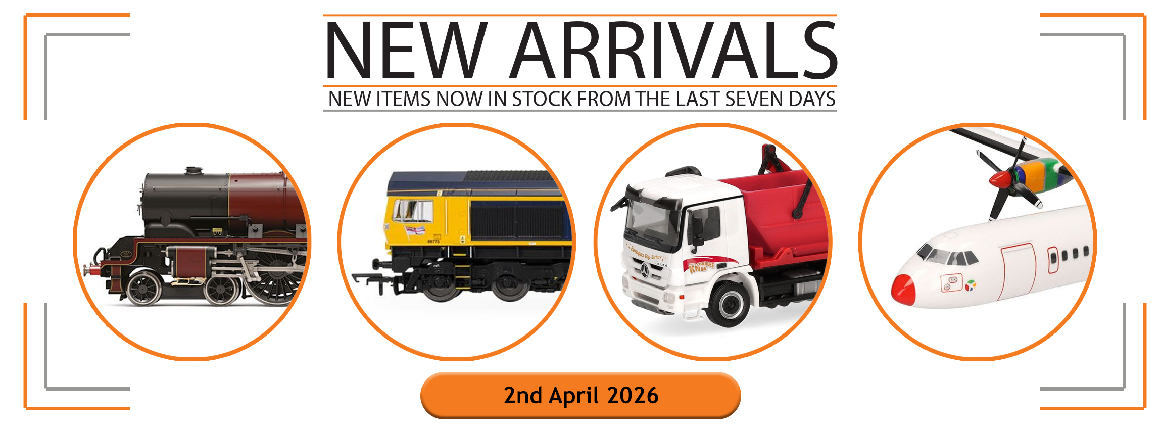 New Arrivals Into Stock This Week: 2nd April 2026