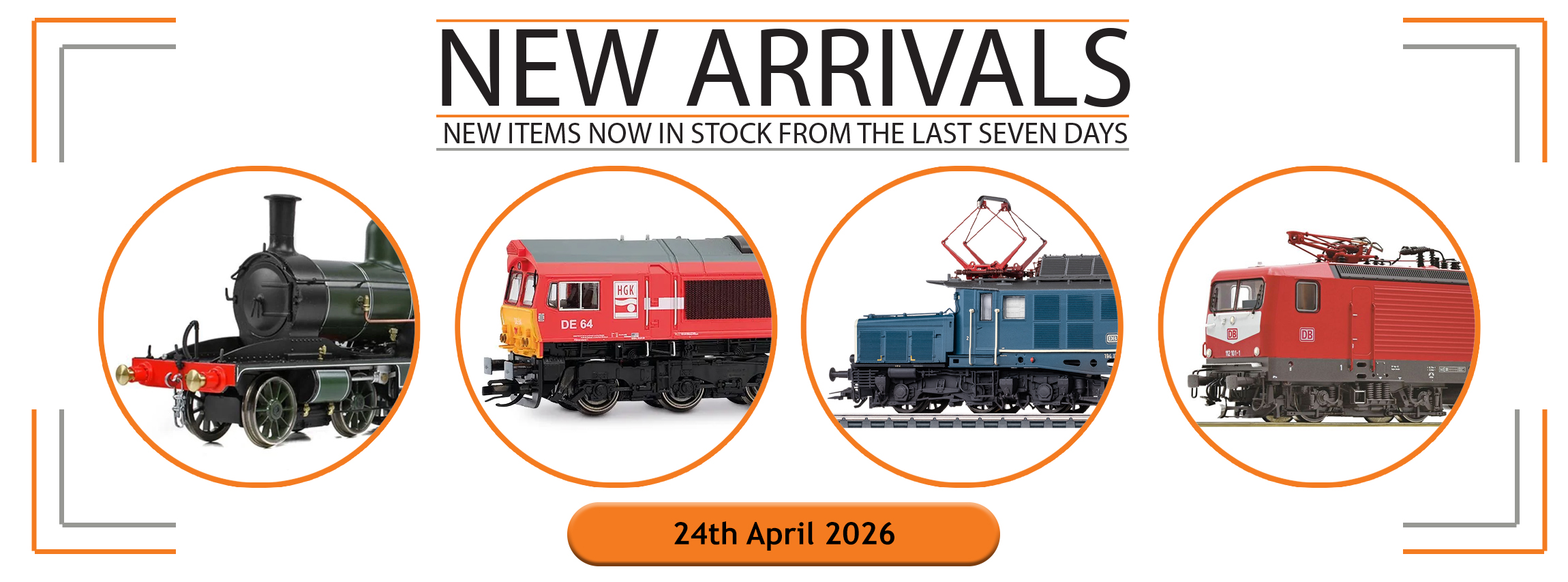 New Arrivals Into Stock This Week: 24th April 2026