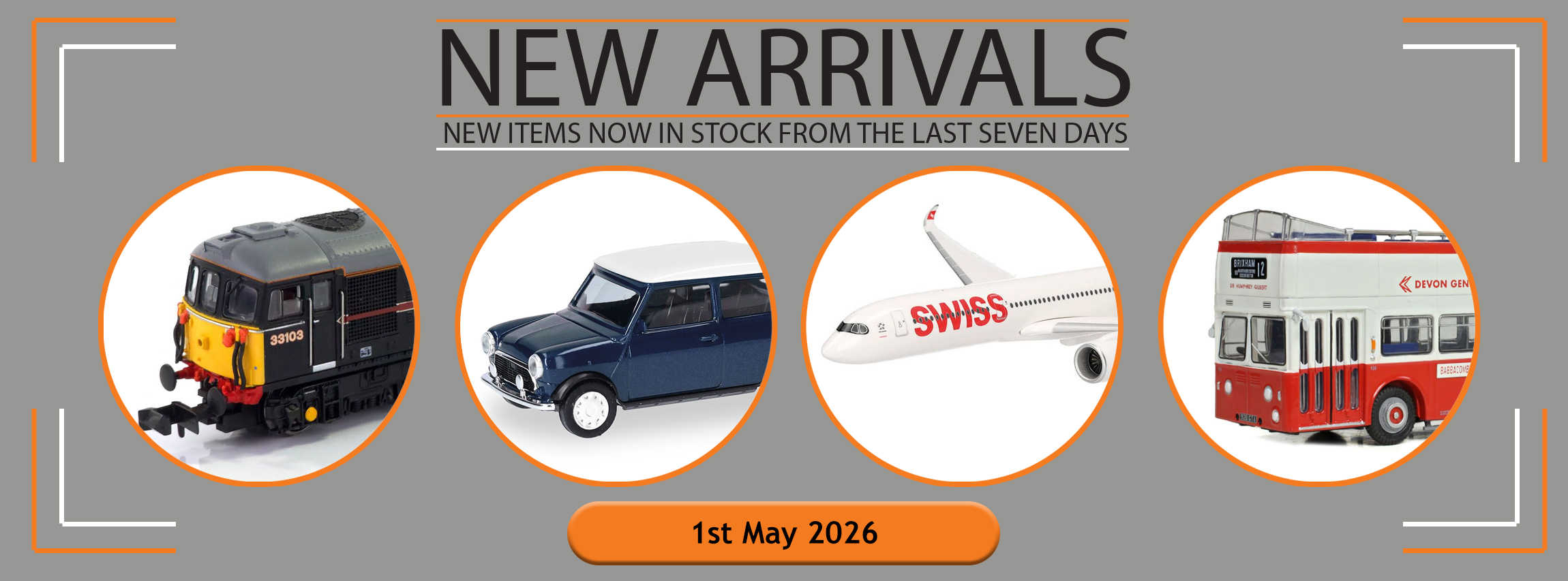 New Arrivals Into Stock This Week: 1st May 2026