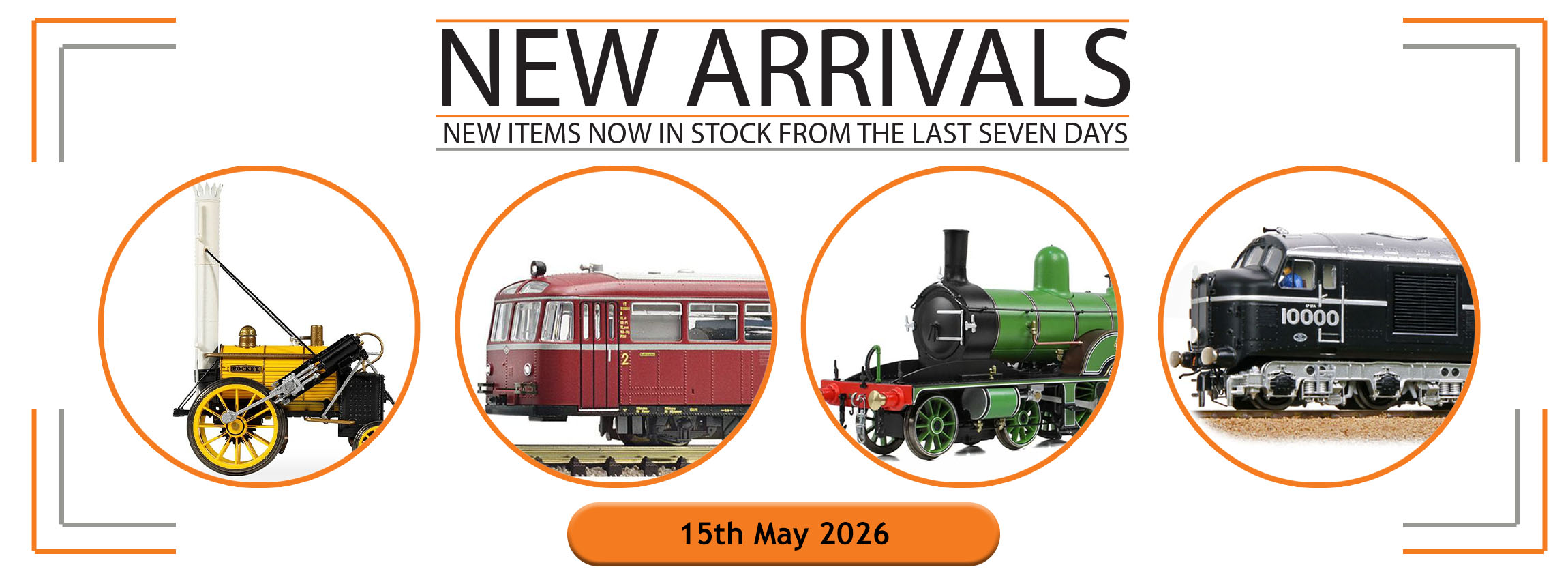 New Arrivals Into Stock: 15th May 2026