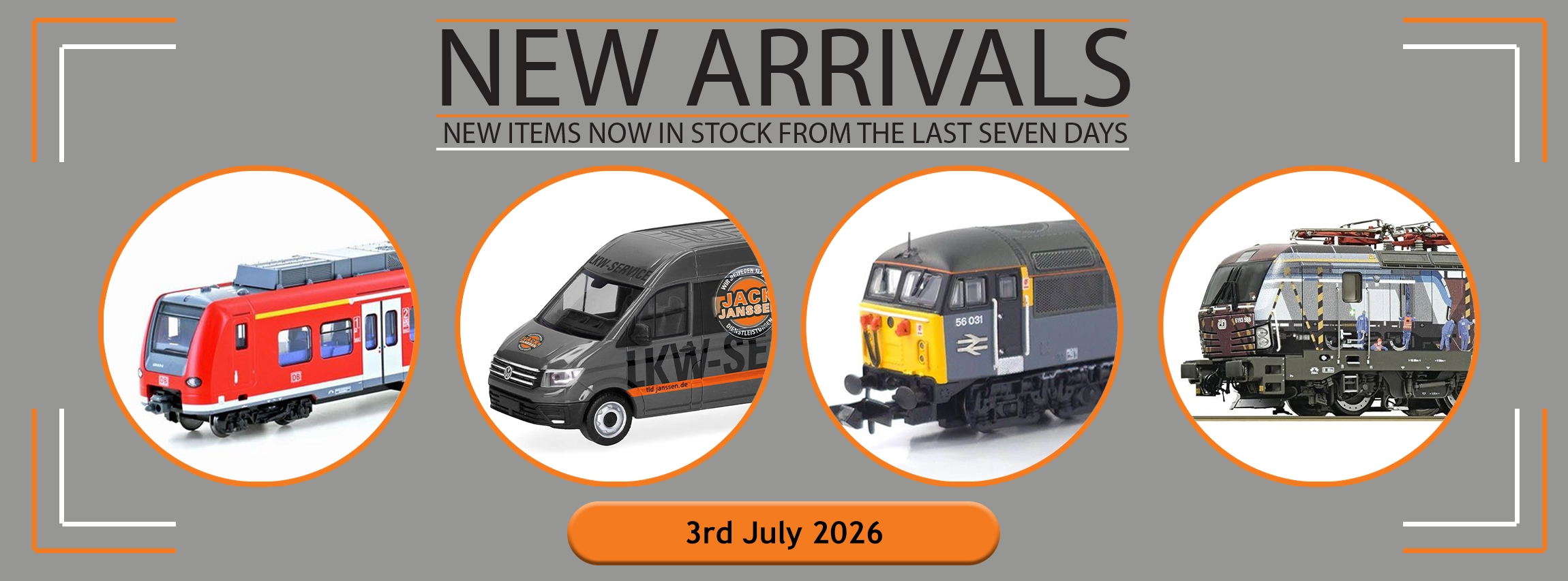 New Arrivals Into stock: 3rd July 2026