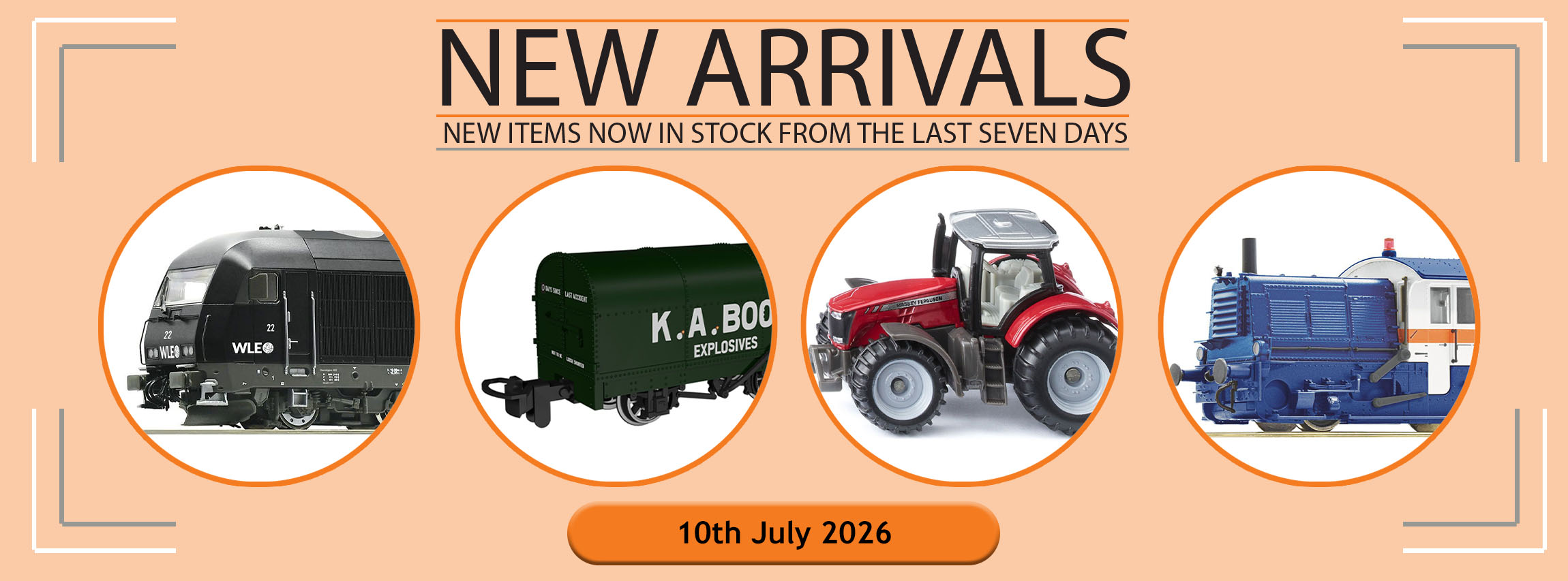 New Arrivals Into stock: 10th July 2026