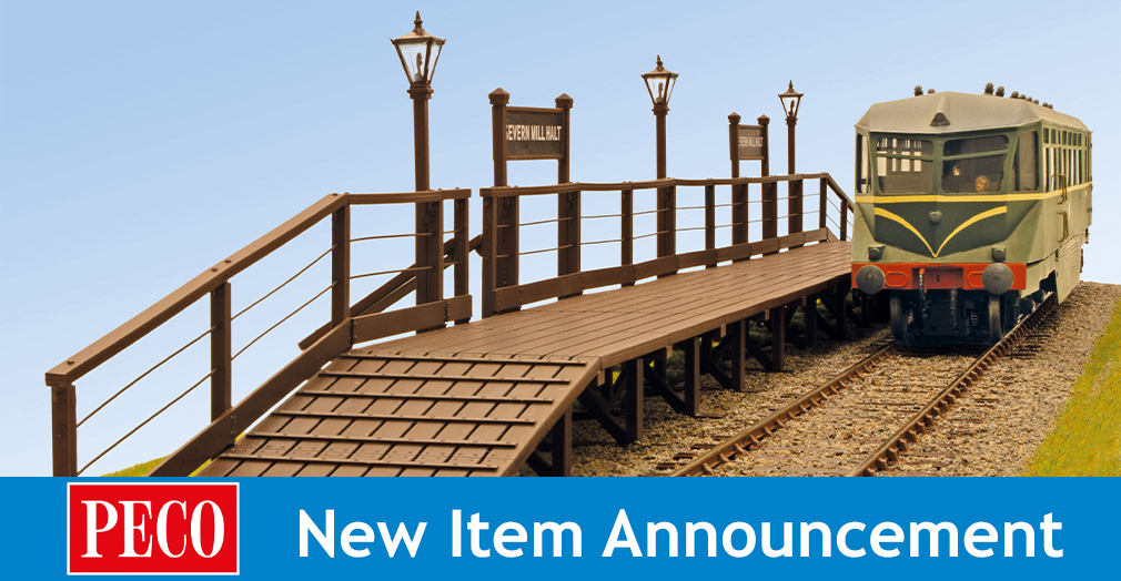 Peco Announce New O Gauge Wooden Platform Halt Kit