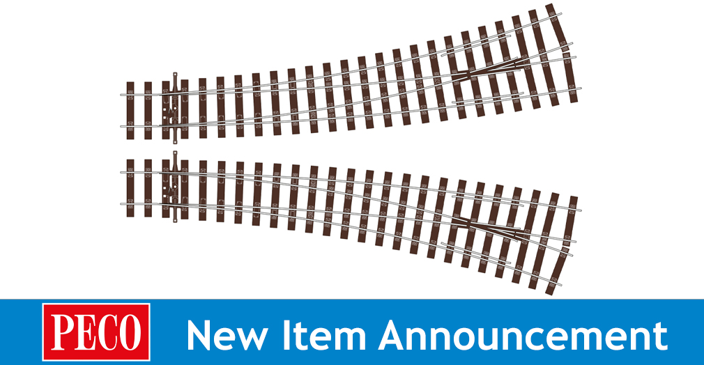 New Peco Bullhead Code 75 Curved Turnouts Announced