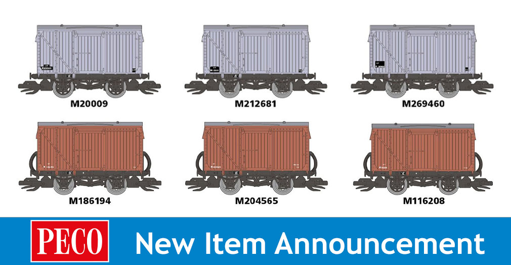 Peco TT New Box Van Sets