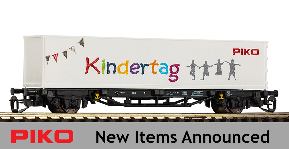 New TT Scale Container Wagon from Piko