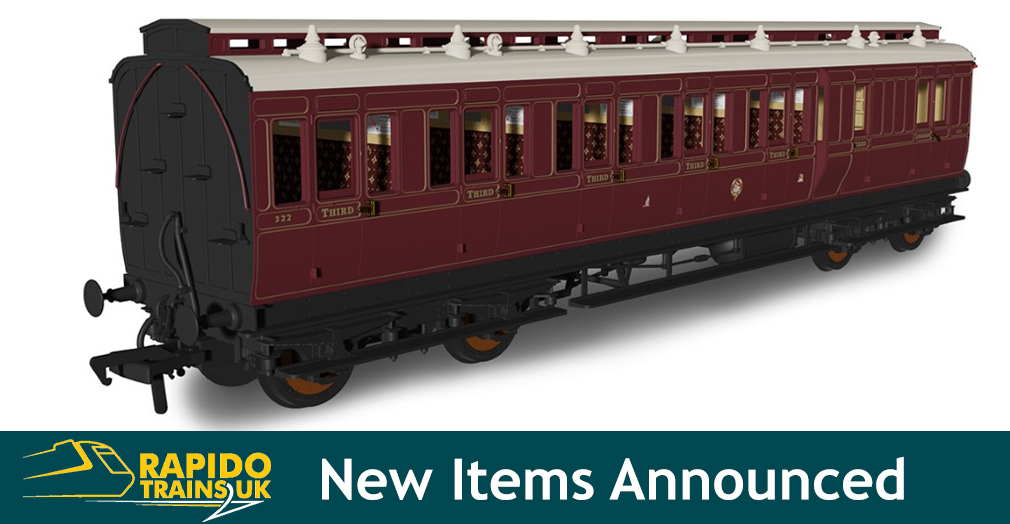  New Evolution Coaches from Rapido Trains UK