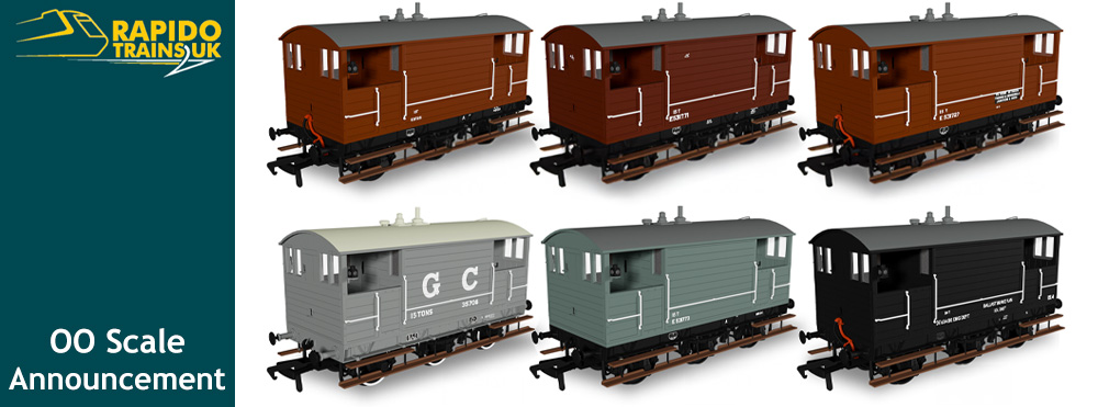 Rapido Trains Announces New 15t 6 Wheel Brake Vans