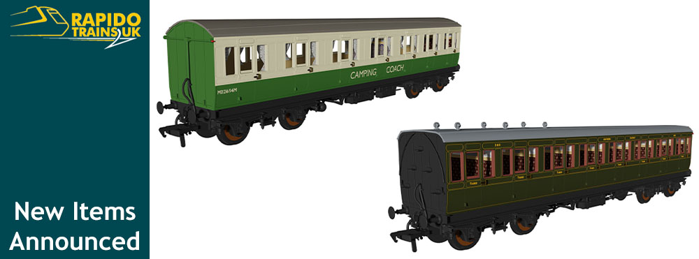 Rapido Trains UK Product Announcements: Evolution Coaches - Batch 3