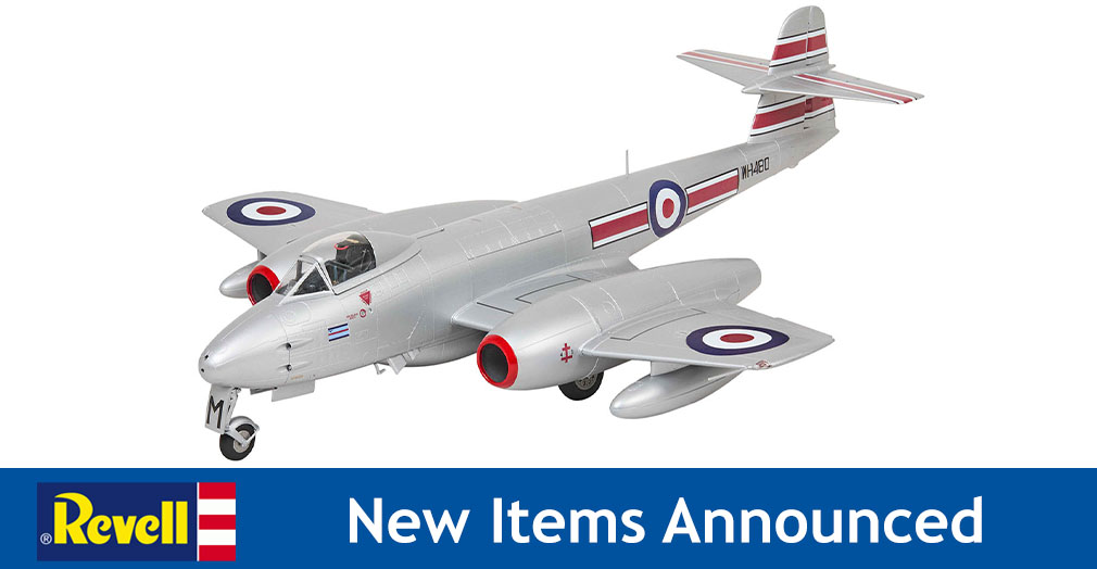 Revell New Tooling: 1:32 Scale Gloster Meteor F.8