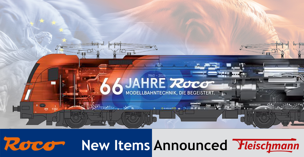 Roco Celebrate 66 years with new Roco and Fleischmann Models