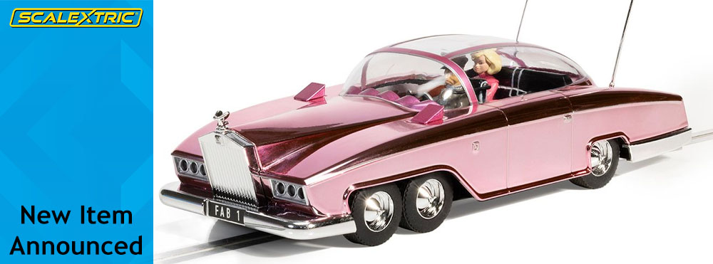 New Scalextric Thunderbirds FAB-1 60th Anniversary Pink Chrome