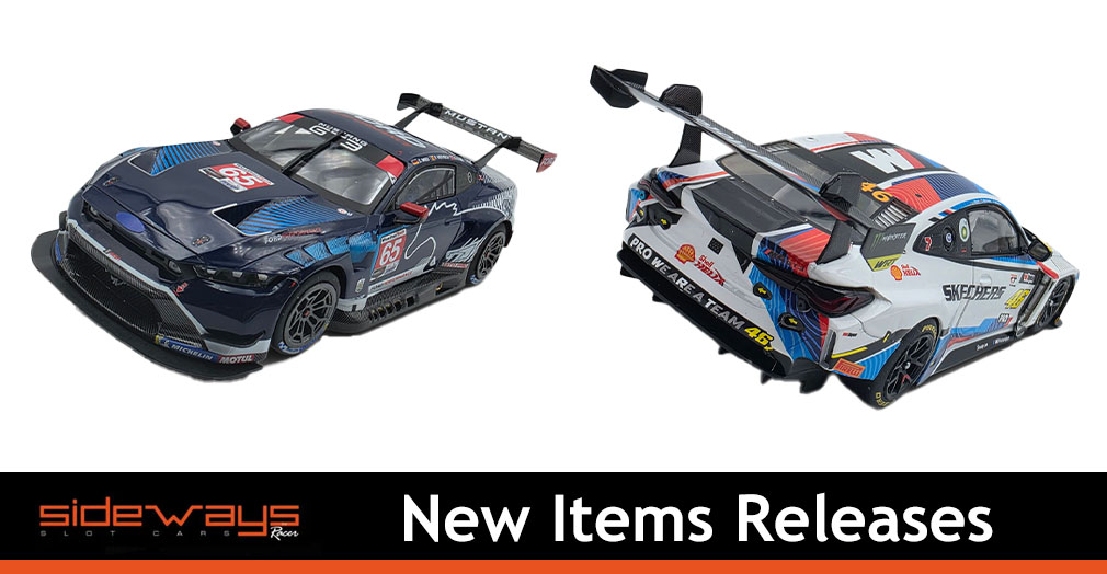 Sideways New Items: Mustang & M4 GT3