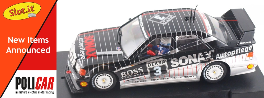New Slot.it and Policar Slot Cars Available to Order