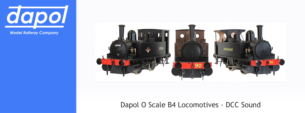 Dapol O Scale B4 Locomotives - DCC Sound