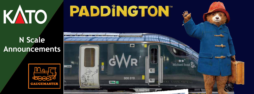 Kato Announce Paddington Bear Class 800 and Other New Versions