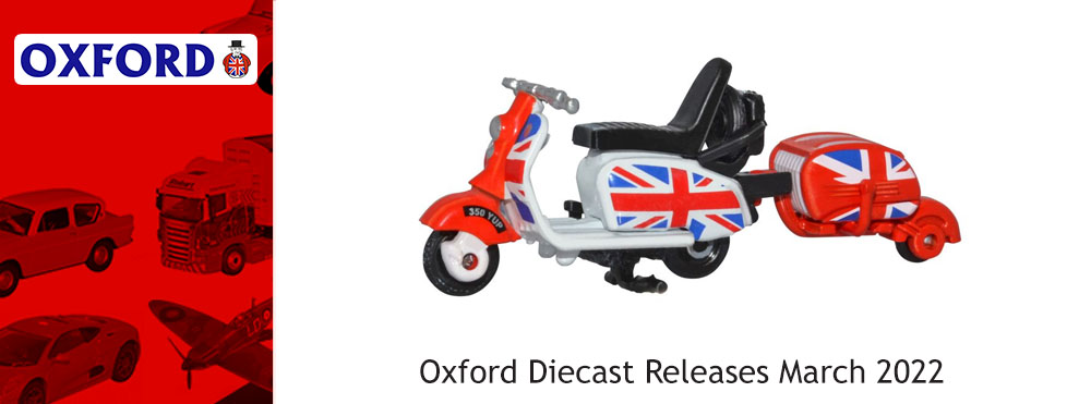 Oxford Diecast Announcements March 2022
